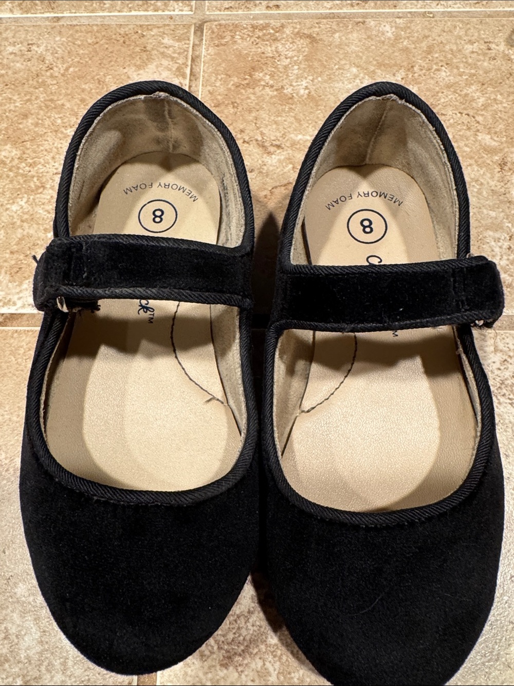 Cat & Jack Black Mary Jane Shoes